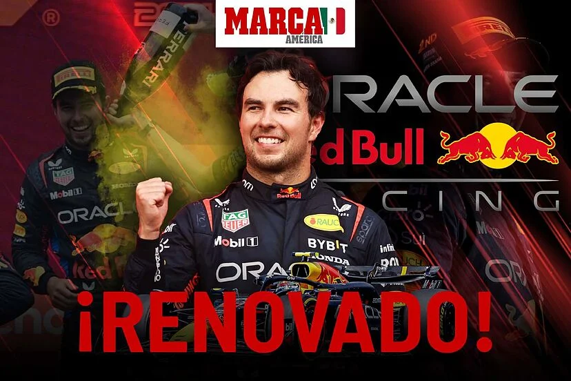 Checo Pérez firma extensión de contrato con Red Bull Racing